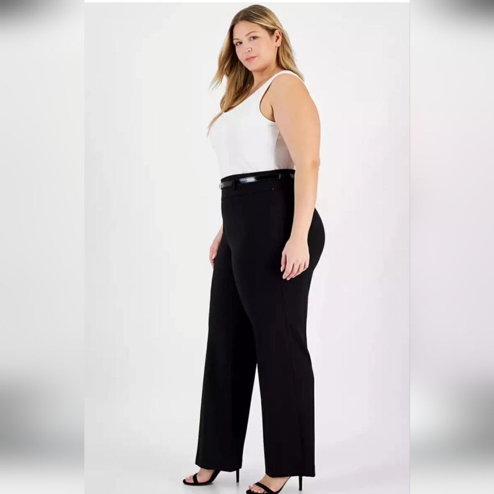 Kasper Women's Black Wide Leg Pants
